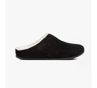 Fitflop Chrissie Shearling Womens Slippers - Black Suede - Size UK 4