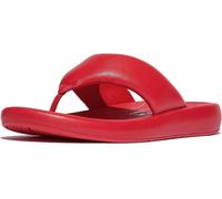 FitFlop Damen Flip Flop Iqushion D-Luxe Padded Leather Toe-Post Sandals JB6 Red-