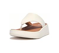 FitFlop Damen Flip Flops F-Mode Leather Flatform Toe-Post Sandals FW4 All Black-