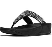 FitFlop Damen Flip Flops Lulu Maxi-Crystal Toe-Post Sandals E5U Black-36