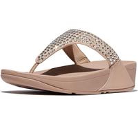 FitFlop Damen Flip Flops Lulu Maxi-Crystal Toe-Post Sandals E5U Black-36