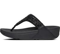 FitFlop Damen Flip Flops Lulu Shimmerfoil Toe-Thongs CJ2 Silver-36