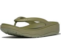 FitFlop Damen Flip Flops Relieff Recovery Toe-Post Sandals HF4 Camo-Green-36