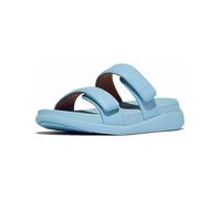 Fitflop Women's F-Mode Go Adjustable Flatform Two-bar Slides Sandal, Beige, 6.5 UK