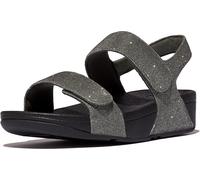 FitFlop Damen Sandalen Lulu Adjustable Shimmerlux Back-Strap Sandals GA2 Pewter-