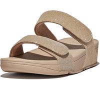 FitFlop Damen Sandalen Lulu Adjustable Shimmerlux Slides FZ9 Pewter-36