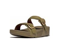 FitFlop Damen Sandalen Lulu Adjustable Slide-Leather ES7 All Black-36
