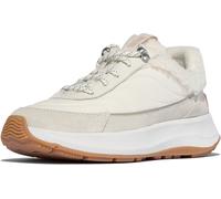 Fitflop F-Mode Flow Suede Women's Cream Mix Trainers - UK 6