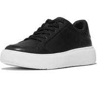 FitFlop Damen Sneaker Rtg Sequin-Backtab Leather Sneakers E4S Black-36