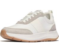 FitFlop F-Mode Flow Suede Shoes White Grey Women - 40