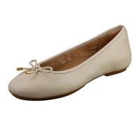 Fitflop DELICATO Bow Soft Leather Ballet Flats Beige