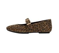 FitFlop Delicato Bow Textured Patent-Leather Ballet Flats
