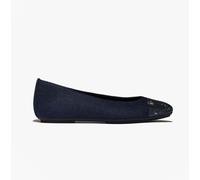 Fitflop Delicato Crystal Womens Mary Jane Dark Denim - Blue Textile - Size UK 4