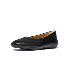 Fitflop Delicato High-Cut Leather Women's Black Flats - UK 8