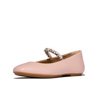 Fitflop DELICATO Pearls-and-Crystal Leather Ballet Flats