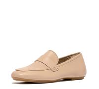 Fitflop Women's DELICATO Soft Leather Loafers Shoe, Classic Beige, 9 UK