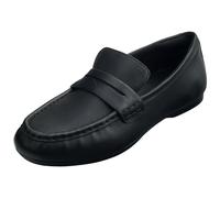 FitFlop Delicato Leather Loafers, All Black, 7
