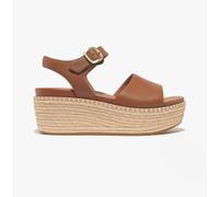FitFlop ELOISE BACK STRAP Womens Espadrille Light Tan - UK 8