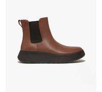 FitFlop F-MODE FLATFORM Womens Chelsea Boots Rich Brown - UK 8