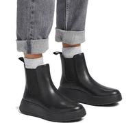 FitFlop F Mode Flatform Womens Ladies Black Chelsea Ankle Boots Size 4-8