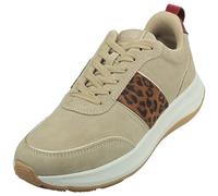 Fitflop F-Mode Flow Suede Women's Cappuccino Trainers UK 7