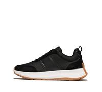 FITFLOP F-Mode Flow Suede Mix Flatform Trainers UK 5 Black