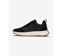 FitFlop F-Mode Flow Suede Shoes Pure Black Women - 38