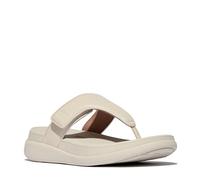Fitflop Women's F-Mode GO Adjustable Flatform Toe-Post Sandals, Beige, 9 UK