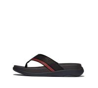 Fitflop F-Mode GO Mens Tonal-Edge Webbing Toe-Post Sandals, Chocolate Brown Multi, 10 UK