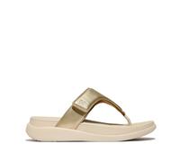 FitFlop F-Mode Go Adjustable Flatform Women's Platino Sandals - UK 4 / EU 37 / US 6