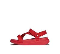 FitFlop F-mode Go Z Strap Sandal - Webbing - Red, Red, Size 6, Women Red