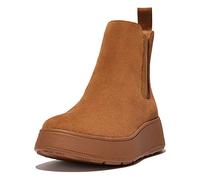 Fitflop Womens Fit Flop F-Mode Suede Flatform Chelsea Boots in Tan - Size UK 6