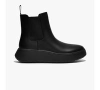 Fitflop Women's F-Mode Womens Chelsea Boots - All Black Leather - Size: 4