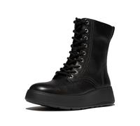 Fitflop F-MODE STITCH WARM TUMB. LEATHER LACED ANKLE BOOTS