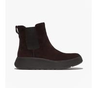 Fitflop Women's F-Mode Suede Flatform Chelsea Boots, Chocolate Brown, 4 UK