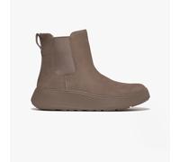 Fitflop F-MODE SUEDE FLATFORM Womens Chelsea Boots Minky Grey - Size UK 5
