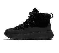 FitFlop F-mode Teddy-collar Warm Womens Fashion Boots in Black - 4 UK