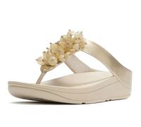 Fitflop Fino Bead Cluster Toe Post Sandals Golden EU 42 Woman
