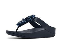 Fitflop Women's Fino Bead-Cluster Polyurethane Toe-Post Sandals - Midnight Navy - UK6/EU39