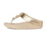 Fitflop FINO BEADIE-BUTTON Womens Toe Post Sandals Platino