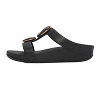 Women's mules FitFlop Fino Marbled-Stone H-Bar Noir 39