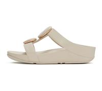 Fitflop Fino Marbled Stone H Bar Sandals Beige EU 42 Woman