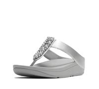 Fitflop Fino Toe Post Sandals Silver EU 42 Woman