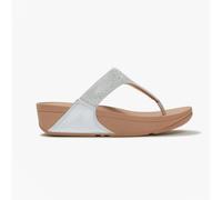 Fitflop Toe-Post Sandals Lulu – Crystal Embellished – Silver