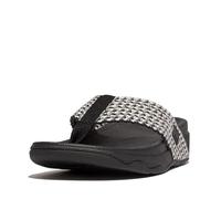 fitflop FitFlop Women's Surfa Flip-Flop, Multi-tone Black, 6 UK