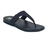 FitFlop Flip flops / Sandals (Shoes) GRACIE ADJUSTABLE CANVAS TOE-POST SANDALS in Marine 6.5