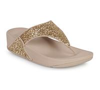 FitFlop Flip flops / Sandals (Shoes) LULU GLITTER TOE-THONGS in Gold 6.5
