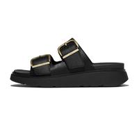 Fitflop Gen Ff Buckle Tumbled Leather Sandals Black EU 38 Woman