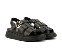 Fitflop Gen-Ff Fisherman Leather Women's Black Sandals UK 6