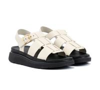 Fitflop GEN-FF Fisherman Leather Womens Paris Beige Sandals - Size UK 4